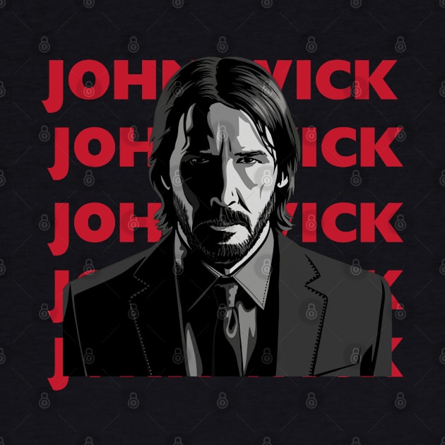 John Wick retro by Aldrvnd